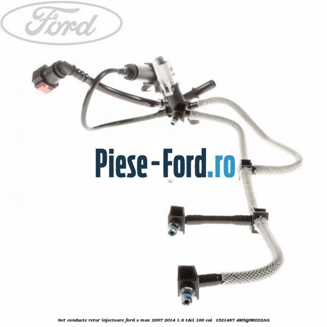 Set conducte retur injectoare Ford S-Max 2007-2014 1.8 TDCi 100 cai  #0D2954546E