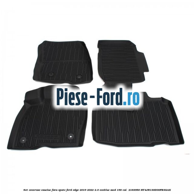 Set covorase cauciuc fata, spate Ford Edge 2019-2022 2.0 EcoBlue AWD 190 cai  #6411E8DA32