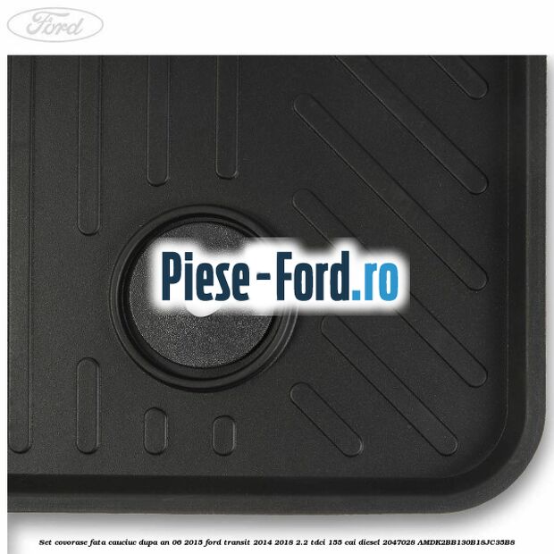 Set covorase fata, cauciuc dupa an 06/2015 Ford Transit 2014-2018 2.2 TDCi 155 cai diesel #0A2736CCD4