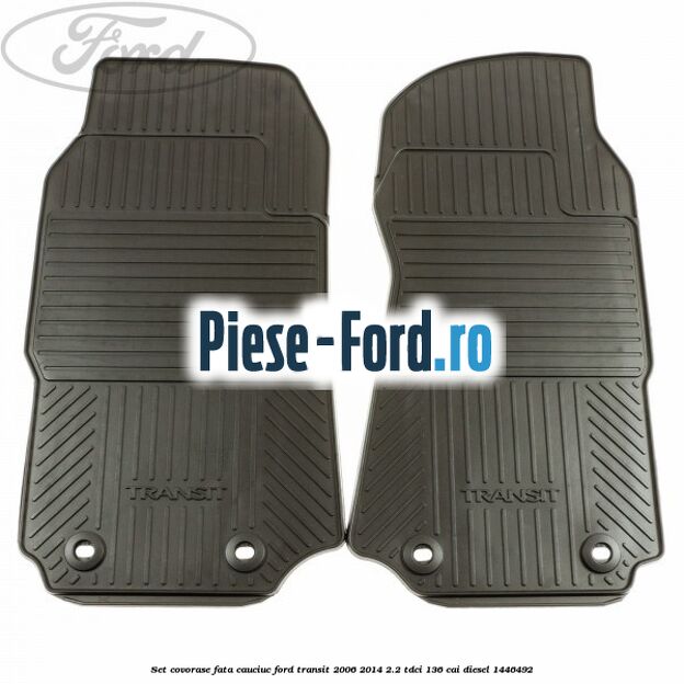 Set covorase fata, cauciuc Ford Transit 2006-2014 2.2 TDCi 136 cai #624D7A86B8