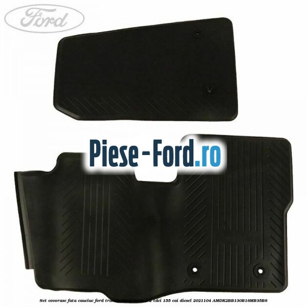 Set covorase fata, cauciuc Ford Transit 2014-2018 2.2 TDCi 155 cai diesel #DB036150A8
