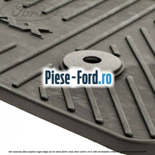 Set covorase fata cauciuc negru dupa an 01/2012 Ford C-Max 2011-2015 1.6 Ti 105 cai benzina #225630A958