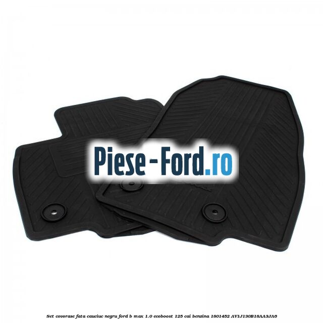 Set covorase fata cauciuc negru Ford B-Max 1.0 EcoBoost 125 cai benzina #91869363A5