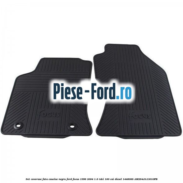 Set covorase fata, cauciuc negru Ford Focus 1998-2004 1.8 TDCi 100 cai diesel #03F428B574