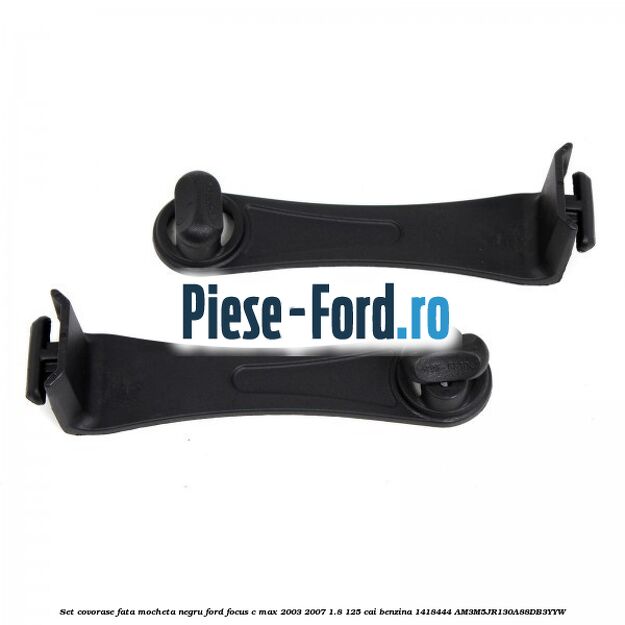 Set covorase fata mocheta negru Ford Focus C-Max 2003-2007 1.8 125 cai benzina #C004410D9D