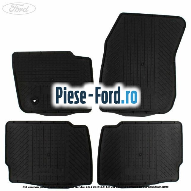 Set covorase fata si spate cauciuc Ford Mondeo 2014-2018 2.5 149 cai benzina #F9D963AD8E
