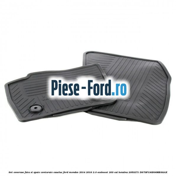 Set covorase fata si spate conturate, cauciuc Ford Mondeo 2014-2018 2.0 EcoBoost 203 cai benzina #81C94DAAF6