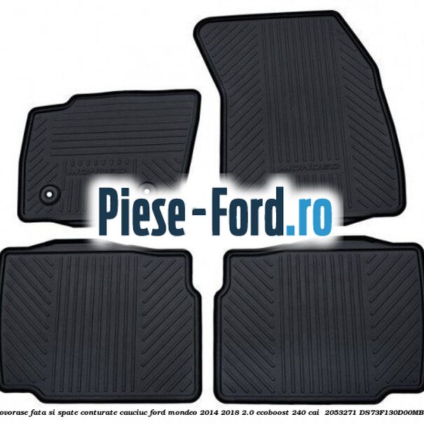 Set covorase fata si spate conturate, cauciuc Ford Mondeo 2014-2018 2.0 EcoBoost 240 cai #D2E0F9DB60 Set covorase fata si spate conturate, cauciuc Ford Mondeo 2014-2018 2.0 EcoBoost 240 cai #D2E0F9DB60