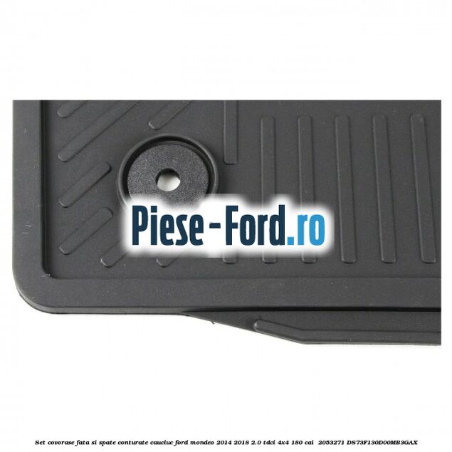 Set covorase fata si spate conturate, cauciuc Ford Mondeo 2014-2018 2.0 TDCi 4x4 180 cai  #8126931FC4