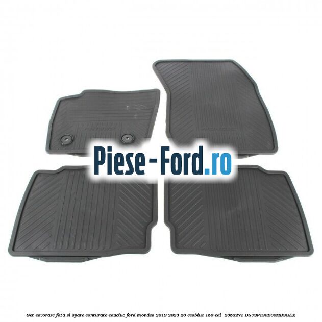 Set covorase fata si spate conturate, cauciuc Ford Mondeo 2019-2023 2.0 EcoBlue 150 cai #6DD8957D96