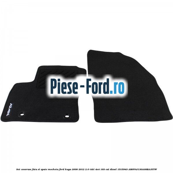 Set covorase fata si spate mocheta Ford Kuga 2008-2012 2.0 TDCI 4x4 163 cai diesel #6193C29103
