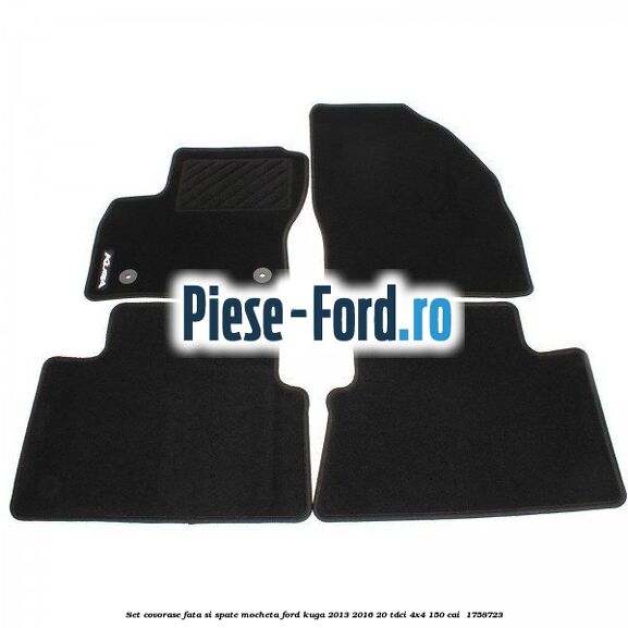 Set covorase fata si spate, mocheta Ford Kuga 2013-2016 2.0 TDCi 4x4 150 cai #24156EEFB1