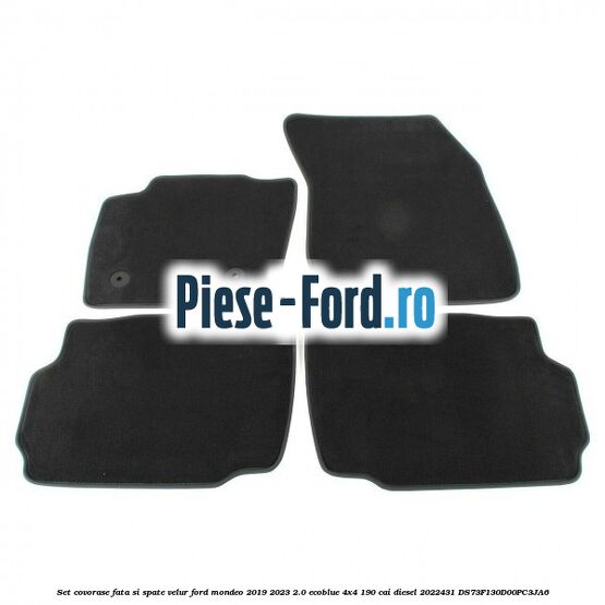 Set covorase fata si spate, velur Ford Mondeo 2019-2023 2.0 EcoBlue 4x4 190 cai diesel #14D392F9BC
