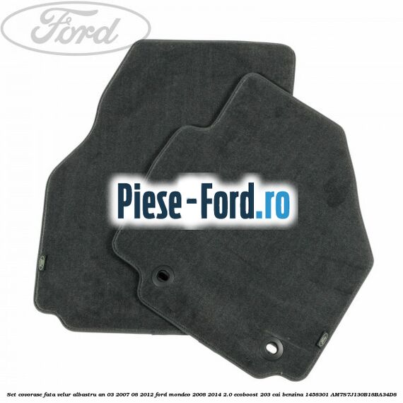 Set covorase fata si spate, mocheta Ford Mondeo 2008-2014 2.0 EcoBoost 203 cai benzina