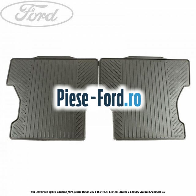 Set covorase spate cauciuc Ford Focus 2008-2011 2.0 TDCi 110 cai diesel #B8FA412E6A