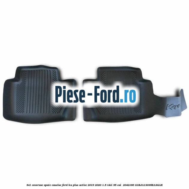 Set covorase spate, cauciuc Ford Ka plus Active 2019-2020 1.5 TDCI 95 cai  #06E286B3E5