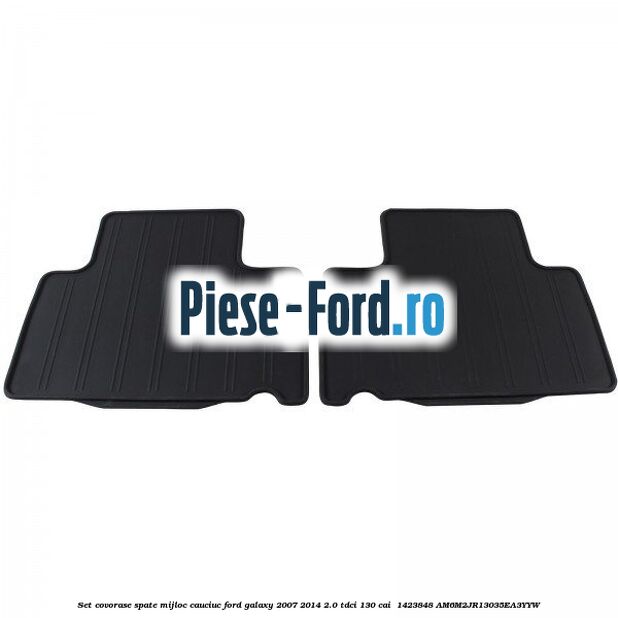 Set covorase spate mijloc, cauciuc Ford Galaxy 2007-2014 2.0 TDCi 130 cai  #70C630E69B