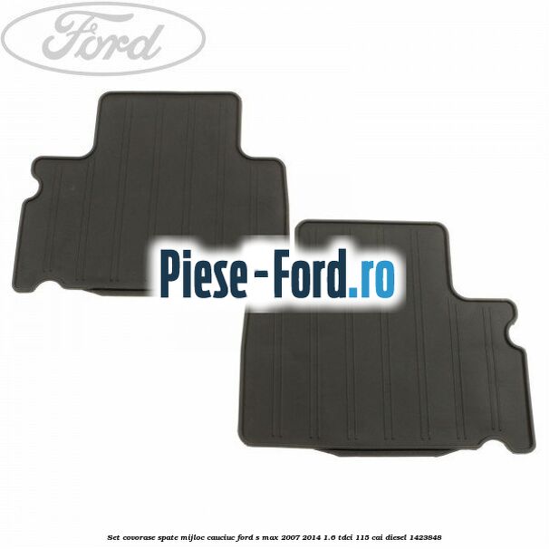 Set covorase spate mijloc, cauciuc Ford S-Max 2007-2014 1.6 TDCi 115 cai