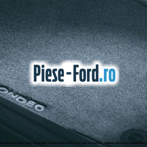 Set covorase spate, velur Ebony Ford Mondeo 2000-2007 ST220 226 cai #C93FEABF6D