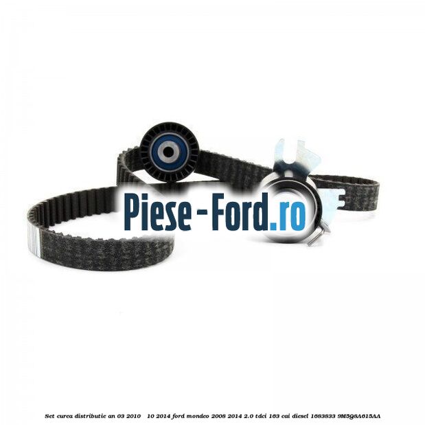 Set curea distributie an 03/2010 - 10/2014 Ford Mondeo 2008-2014 2.0 TDCi 163 cai diesel #10DD92169A