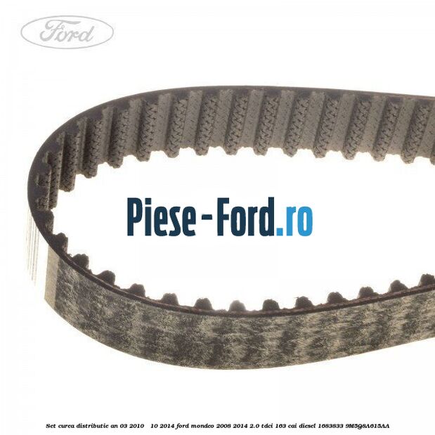 Set curea distributie an 03/2010 - 10/2014 Ford Mondeo 2008-2014 2.0 TDCi 163 cai diesel #10DD92169A