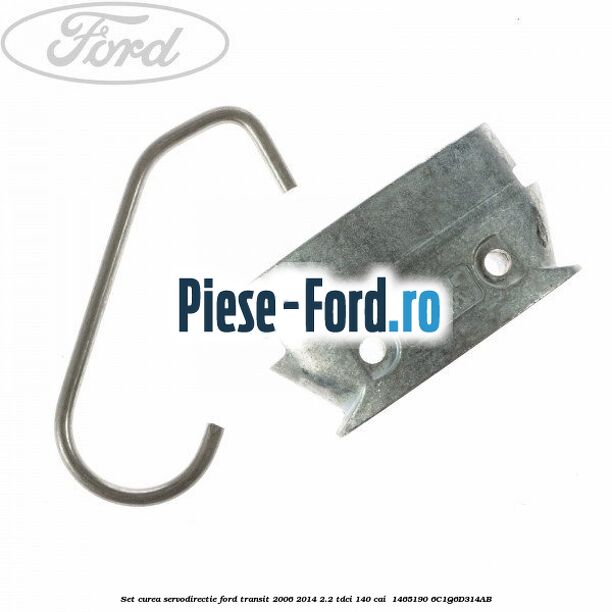 Set curea servodirectie Ford Transit 2006-2014 2.2 TDCi 140 cai  #99B70F6267