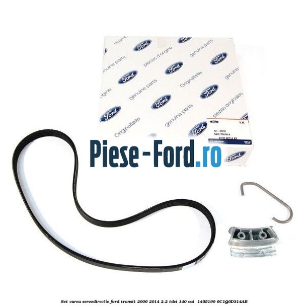 Set curea servodirectie Ford Transit 2006-2014 2.2 TDCi 140 cai  #99B70F6267
