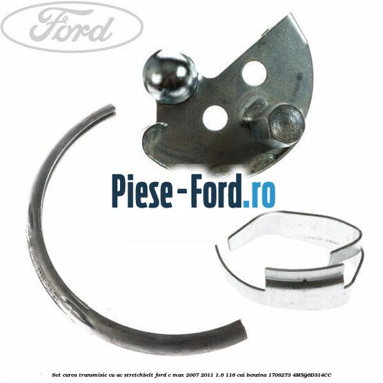Set curea transmisie cu AC stretchbelt Ford C-Max 2007-2011 1.6 116 cai benzina #D314AAE5E5