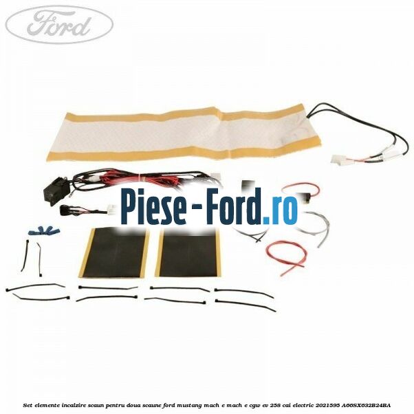 Set elemente incalzire scaun, pentru doua scaune Ford Mustang Mach-E MACH-E (CGW) EV 258 cai #8699B18FBA