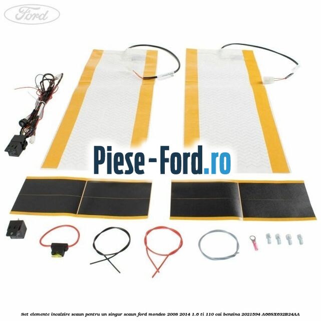 Set elemente incalzire scaun, pentru un singur scaun Ford Mondeo 2008-2014 1.6 Ti 110 cai benzina #23B1625E2D