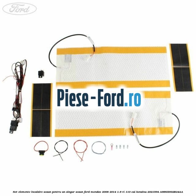 Set elemente incalzire scaun, pentru un singur scaun Ford Mondeo 2008-2014 1.6 Ti 110 cai benzina #23B1625E2D