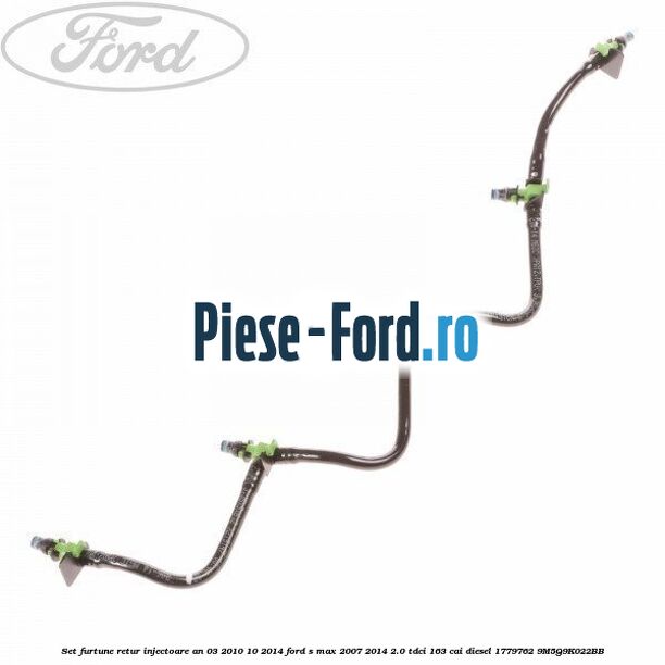Set furtune retur injectoare an 03/2010-10/2014 Ford S-Max 2007-2014 2.0 TDCi 163 cai diesel