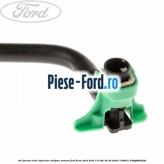 Set furtune retur injectoare echipare Siemens Ford Focus 2014-2018 1.6 TDCi 95 cai diesel #BBB4F264DD