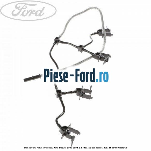 Set capace injector si pompa injectie Ford Transit 2000-2006 2.4 TDCi 137 cai diesel