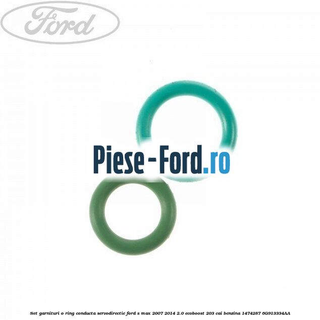 Oring, conector conducta pompa servodirectie Ford S-Max 2007-2014 2.0 EcoBoost 203 cai benzina