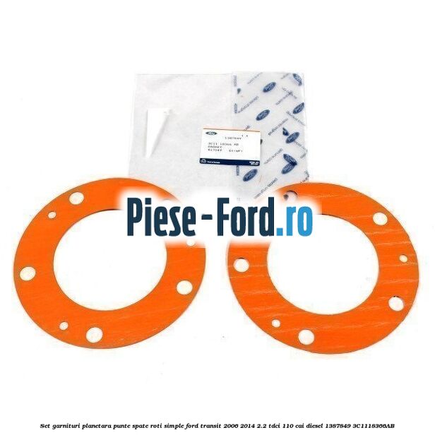 Set garnituri planetara punte spate roti simple Ford Transit 2006-2014 2.2 TDCi 110 cai diesel #64CD7AA5FB