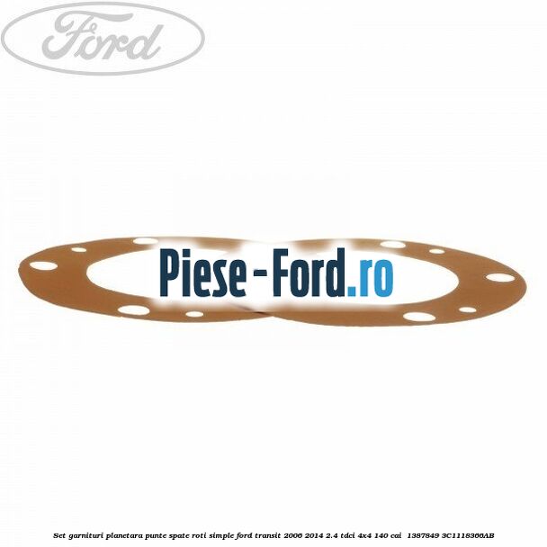 Set garnituri planetara punte spate roti simple Ford Transit 2006-2014 2.4 TDCi 4x4 140 cai  #C415325EC2