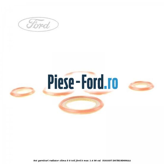 Set garnituri radiator clima 5/8 toli Ford B-Max 1.4 90 cai  #ACCA3A6C71