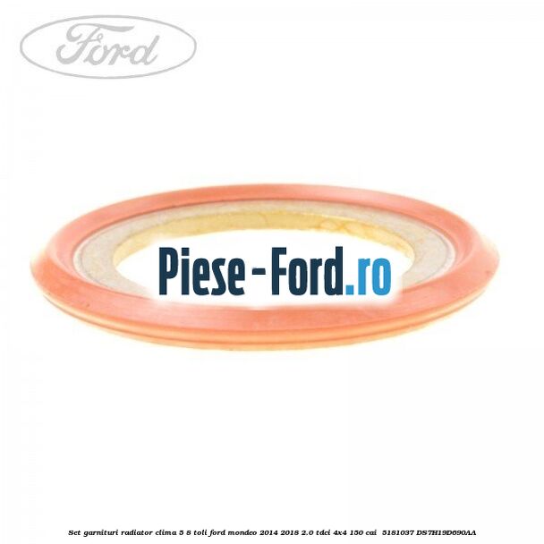 Set garnituri radiator clima 5/8 toli Ford Mondeo 2014-2018 2.0 TDCi 4x4 150 cai  #A04EEFE0BD
