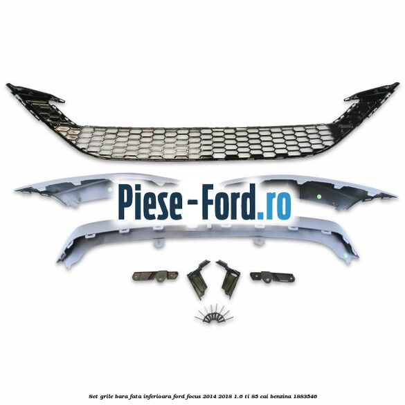 Set grile bara fata inferioara Ford Focus 2014-2018 1.6 Ti 85 cai