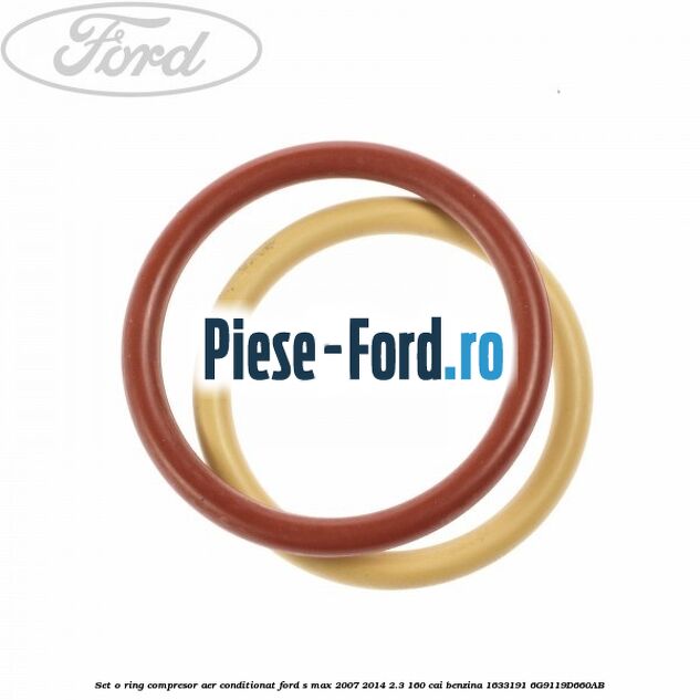 Set o-ring compresor aer conditionat Ford S-Max 2007-2014 2.3 160 cai benzina