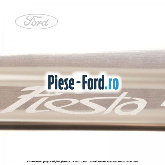 Set ornament prag 3 usi Ford Fiesta 2013-2017 1.6 ST 182 cai benzina