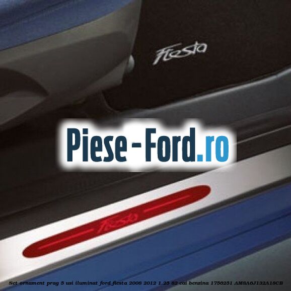 Set ornament prag 5 usi Ford Fiesta 2008-2012 1.25 82 cai benzina