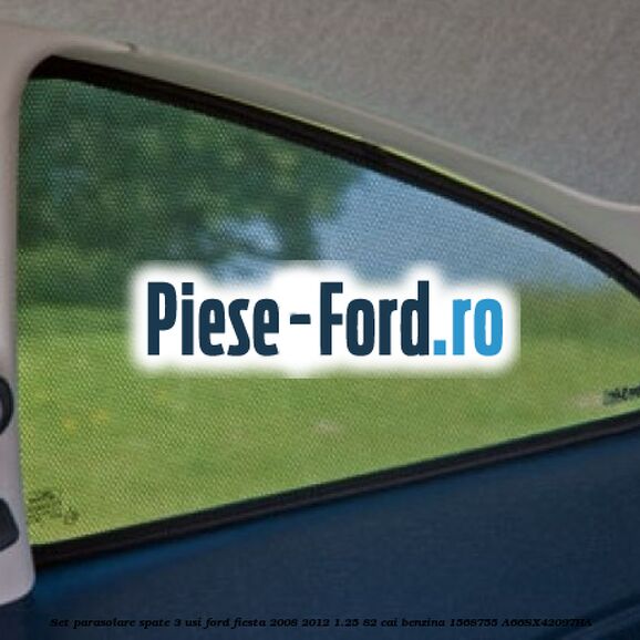 Set parasolare spate 3 Usi Ford Fiesta 2008-2012 1.25 82 cai benzina