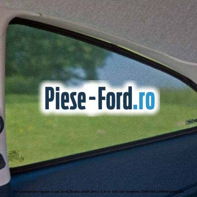 Set parasolare spate 3 Usi Ford Fiesta 2008-2012 1.6 Ti 120 cai benzina
