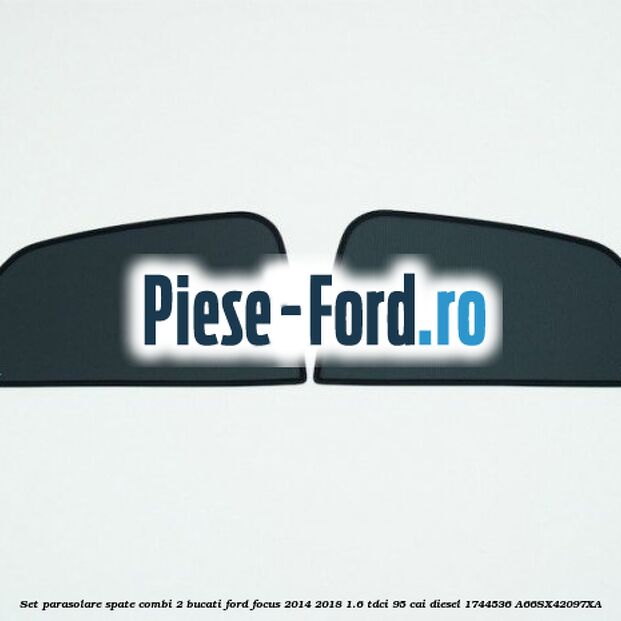 Set parasolare spate combi 2 bucati Ford Focus 2014-2018 1.6 TDCi 95 cai diesel