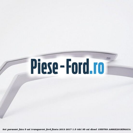 Set paravant fata 5 usi, transparent Ford Fiesta 2013-2017 1.5 TDCi 95 cai diesel