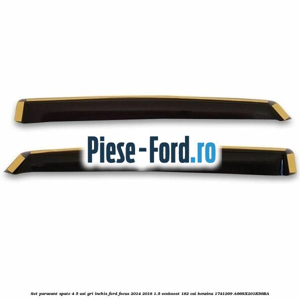 Set paravant spate 4/5 usi, gri inchis Ford Focus 2014-2018 1.5 EcoBoost 182 cai benzina