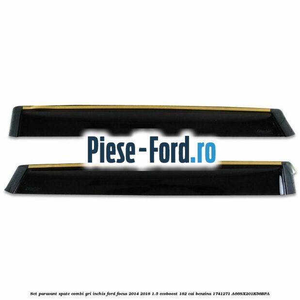 Set paravant spate 4/5 usi, transparent Ford Focus 2014-2018 1.5 EcoBoost 182 cai benzina