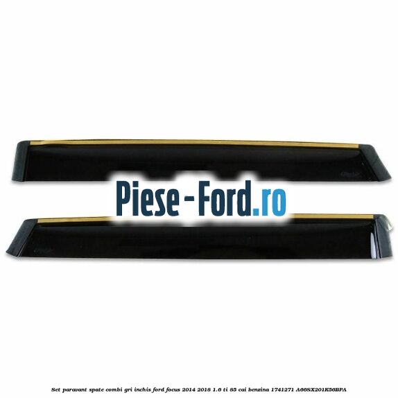 Set paravant spate 4/5 usi, transparent Ford Focus 2014-2018 1.6 Ti 85 cai benzina